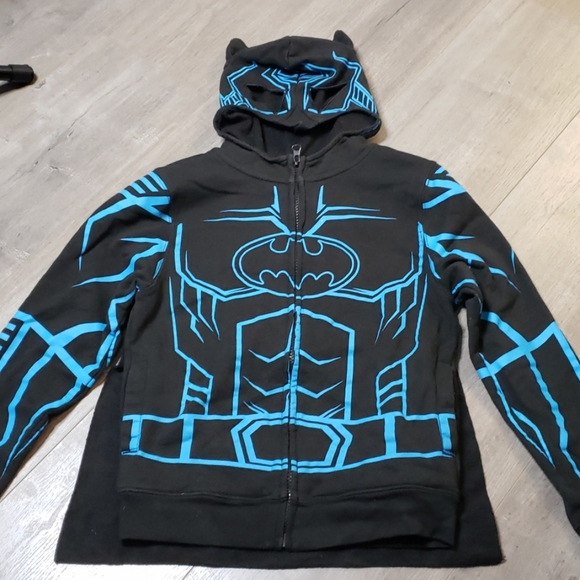 Batman Other - Batman Hoodie with Mask Hood and Cape - Small